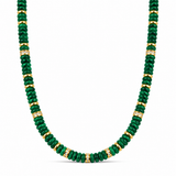 Malachite Pukka Necklace
