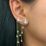 Hex Glow Stud Earrings