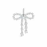 Diamond Bow Drop Charm
