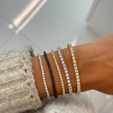 Midnight Thin Tennis Bracelet