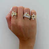 Round Solitaire Band