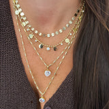 Oval Ice Bezel Charm