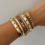 Heartburst Rainbow Bangle