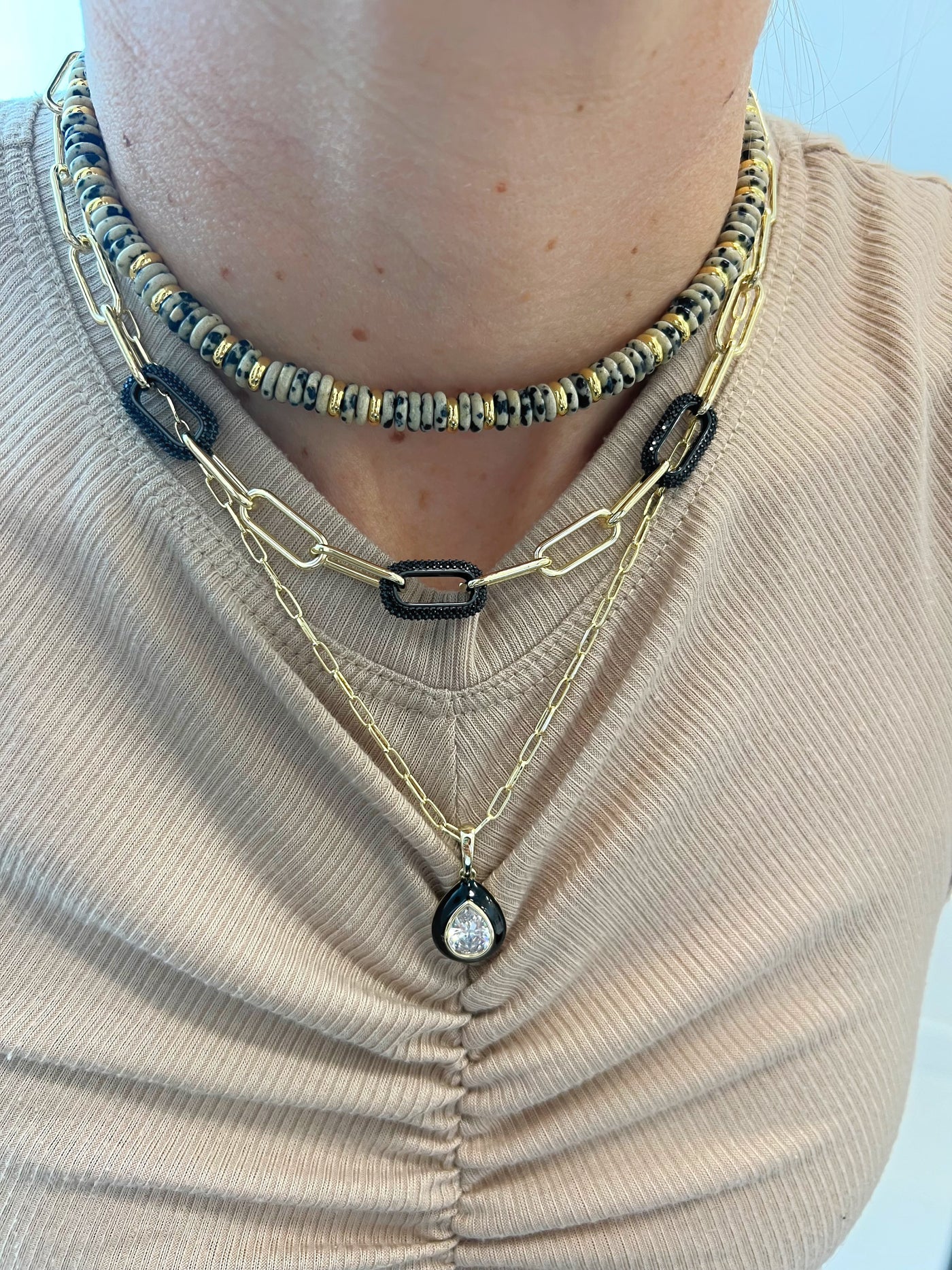 Dalmatian Pukka Necklace