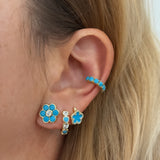 Bloom Huggie Earrings