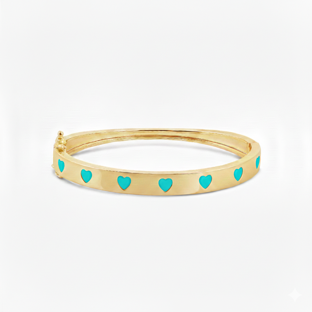 Heartburst Color Bangle