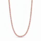 Color Thin Tennis Necklace