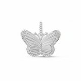 Fluted Butterfly Charm