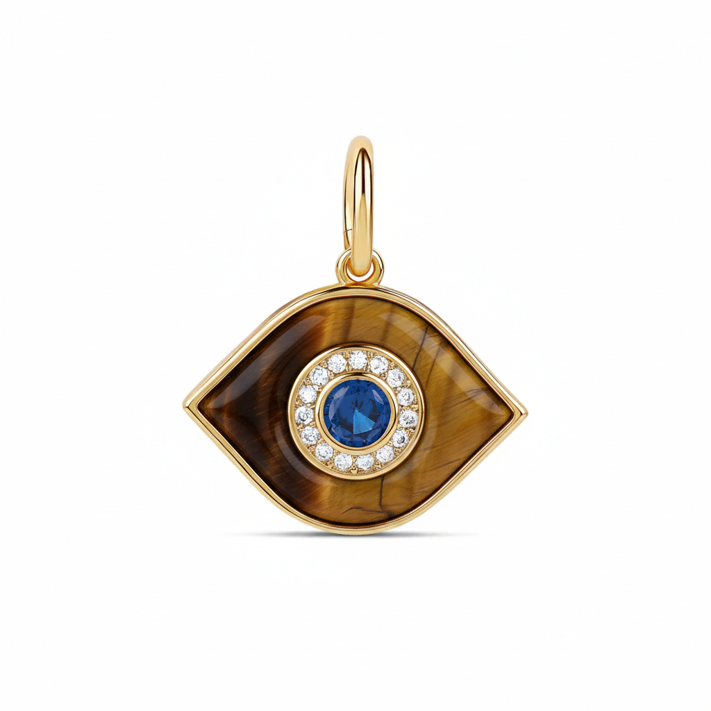 Stone Evil Eye Charm