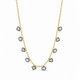 Noir Prism Cascade Necklace