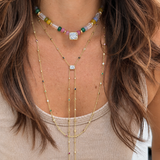 Rainbow Tie Lariat
