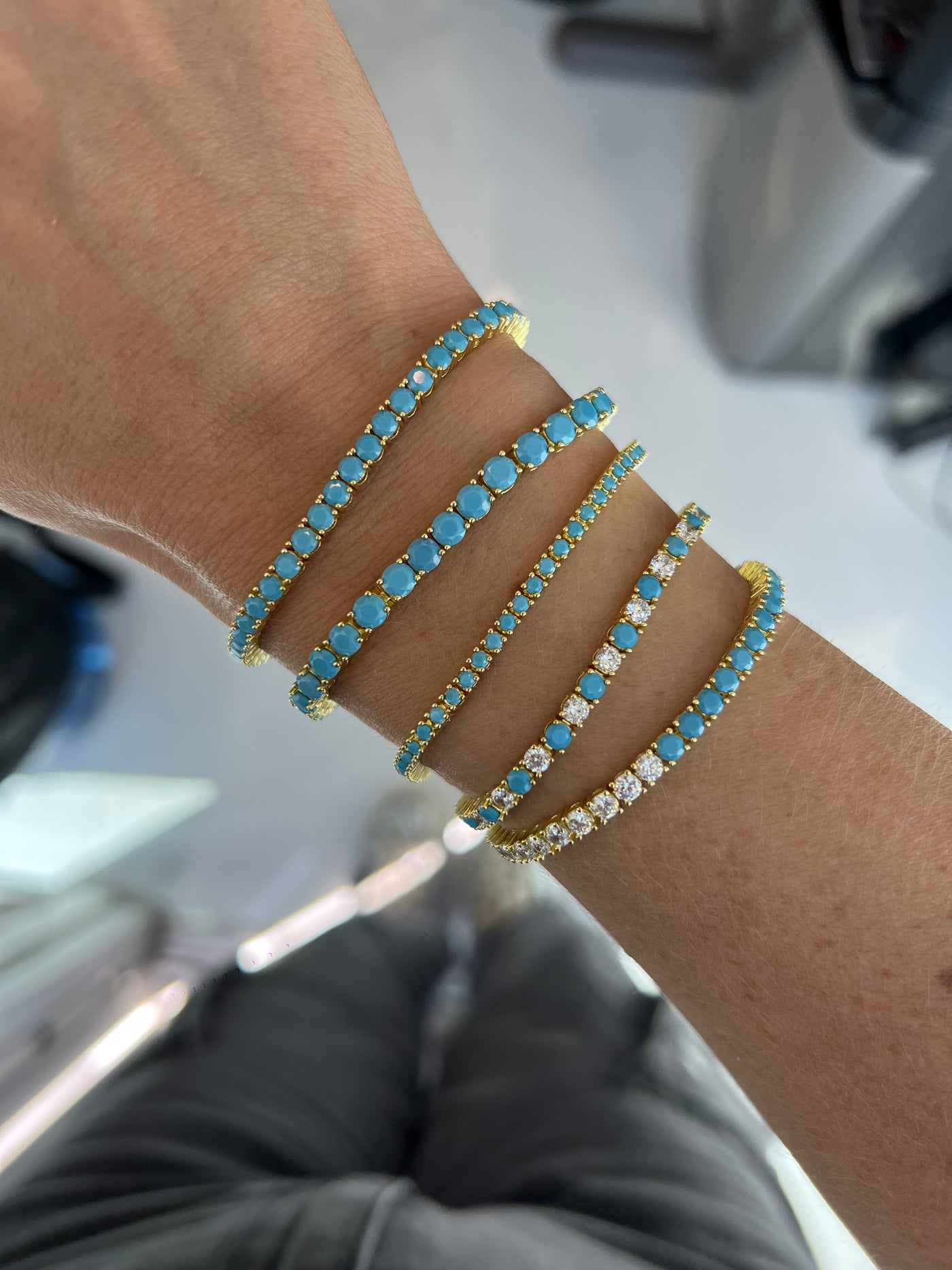 Thin 2025 tennis bracelet