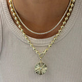 Golden Orbit Fob Chain