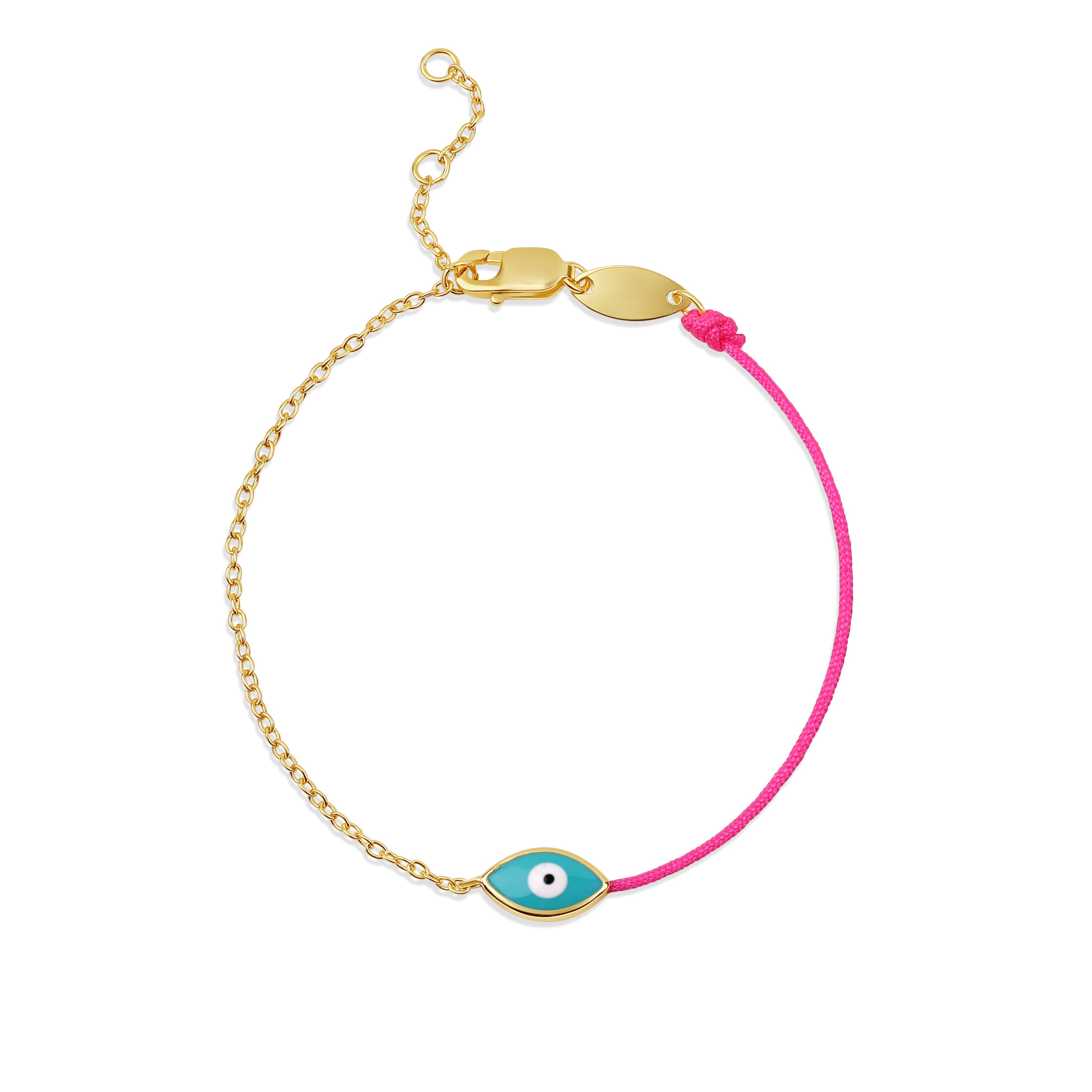 Enamel Eye String Bracelet