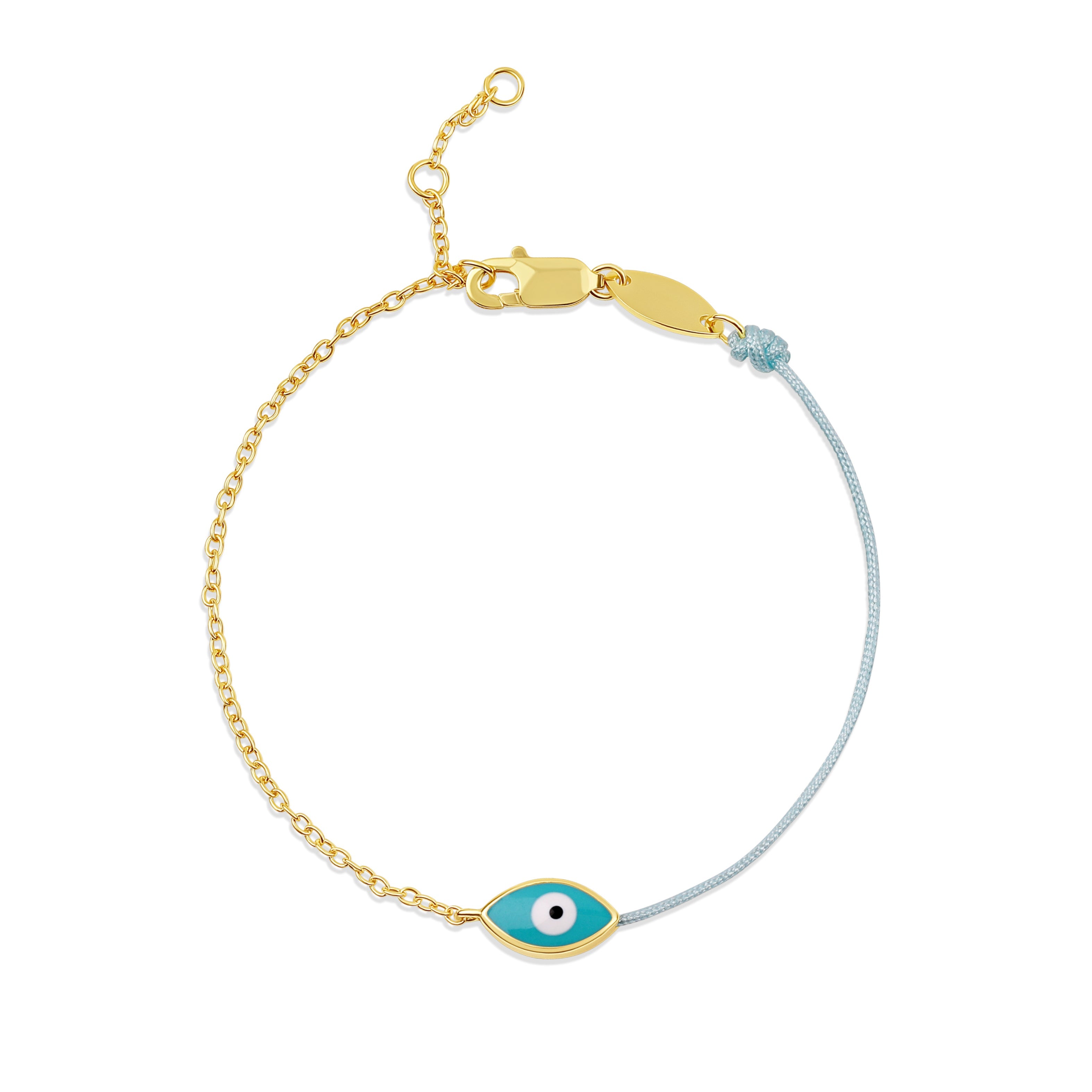 Enamel Eye String Bracelet