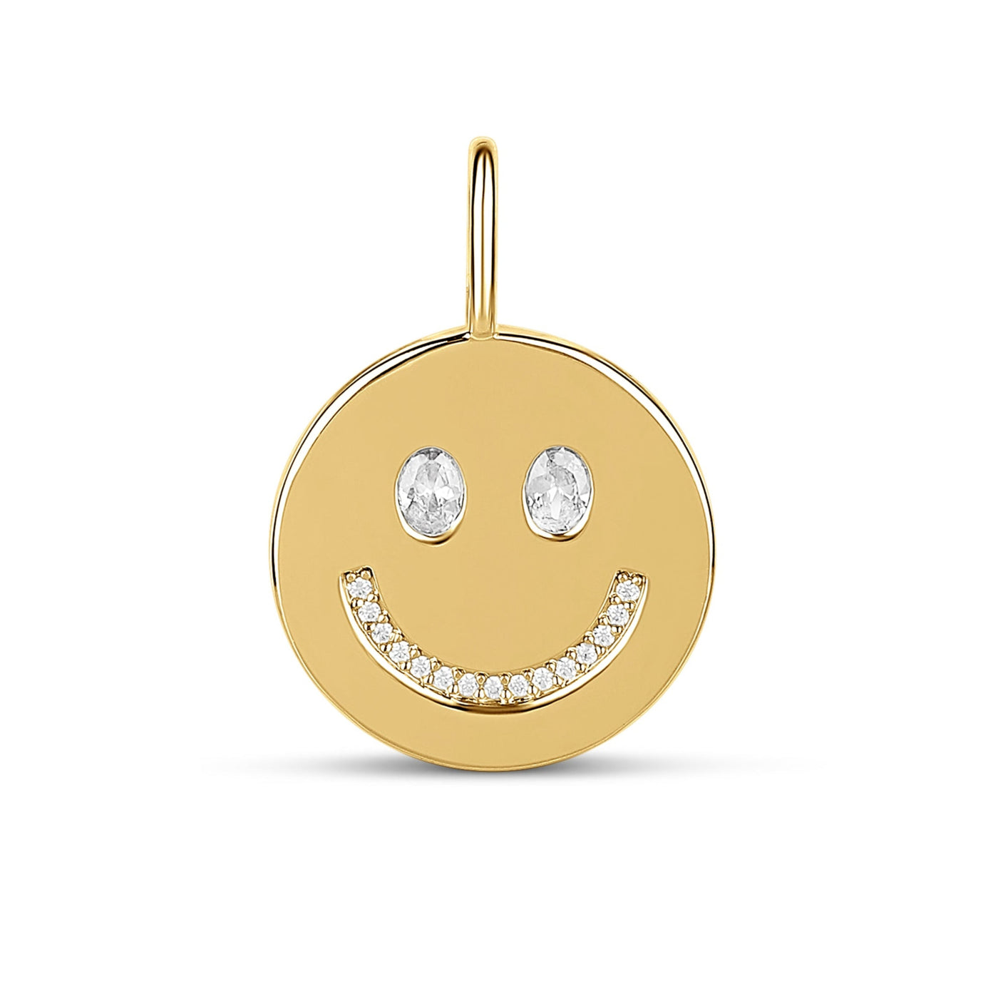 Solid Happy Face Charm