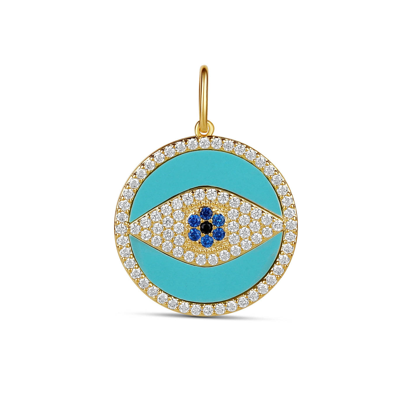 Turquoise Evil Eye Charm