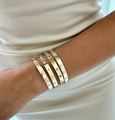 Baguette Diamond Bangle