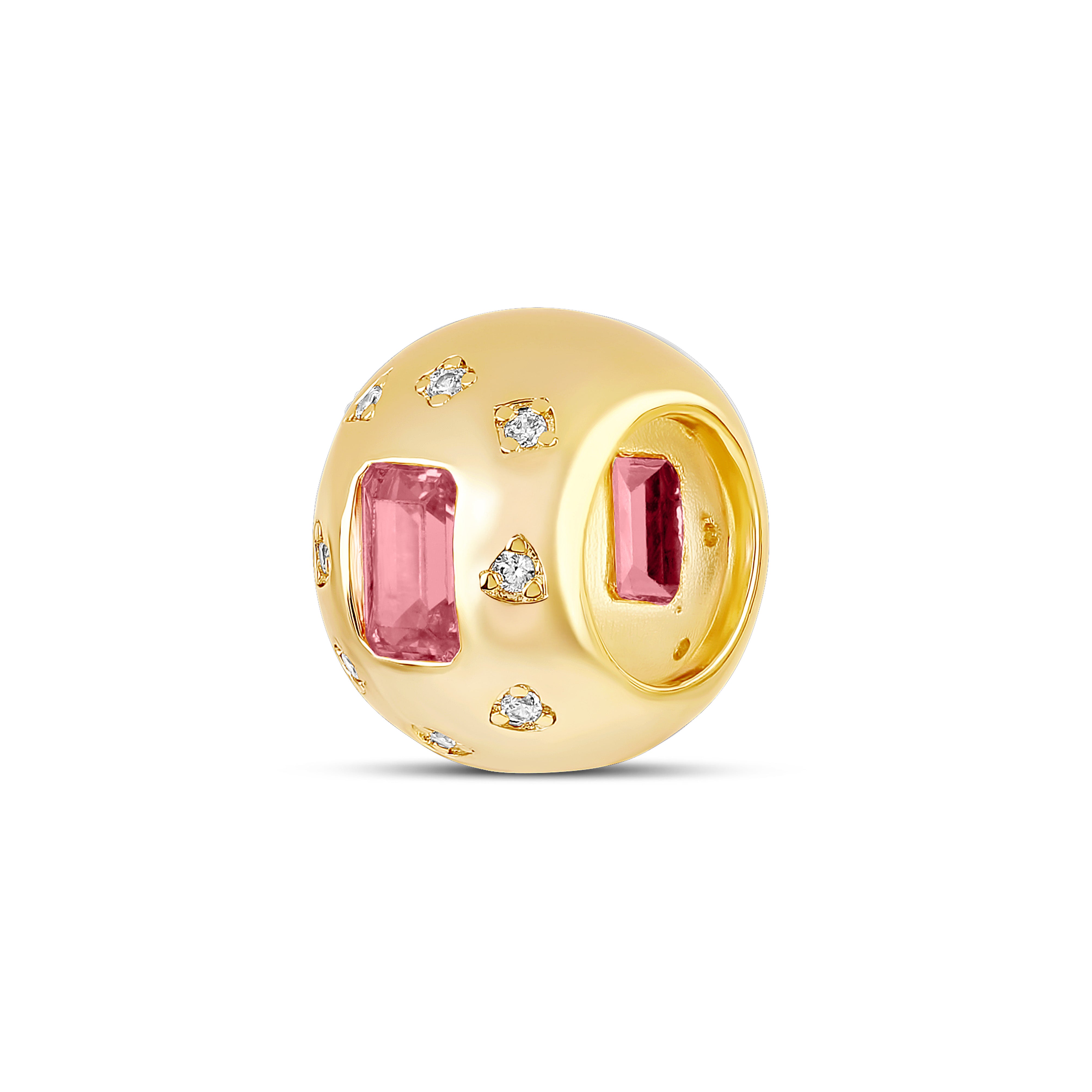 Center Stone Spacer Charm