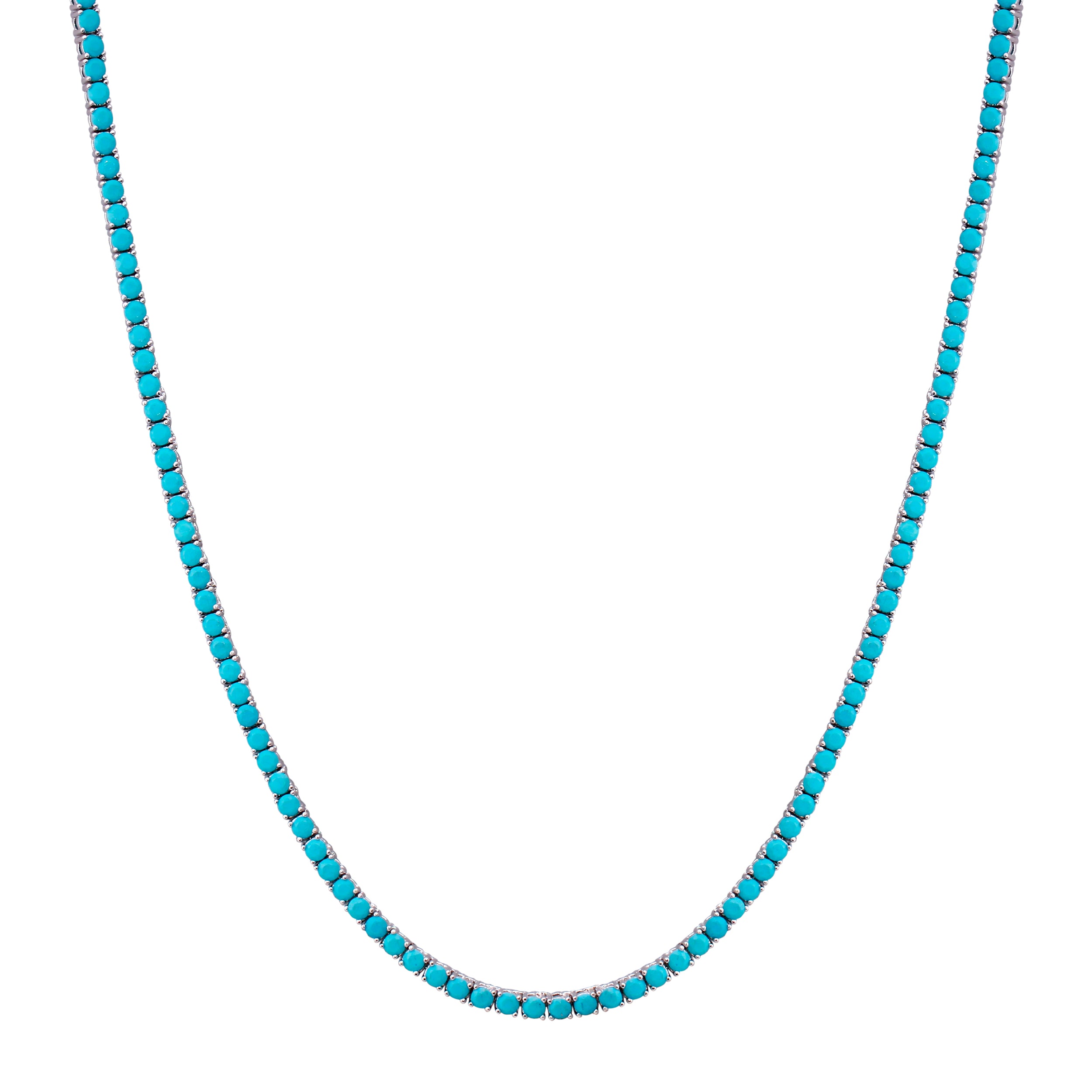 Everyday Turquoise Tennis Necklace