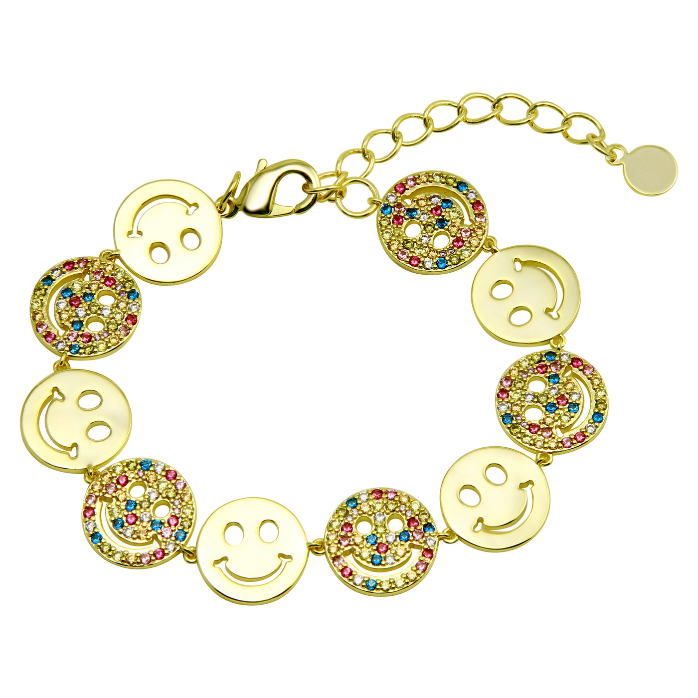 We Are Happy Rainbow Bracelet