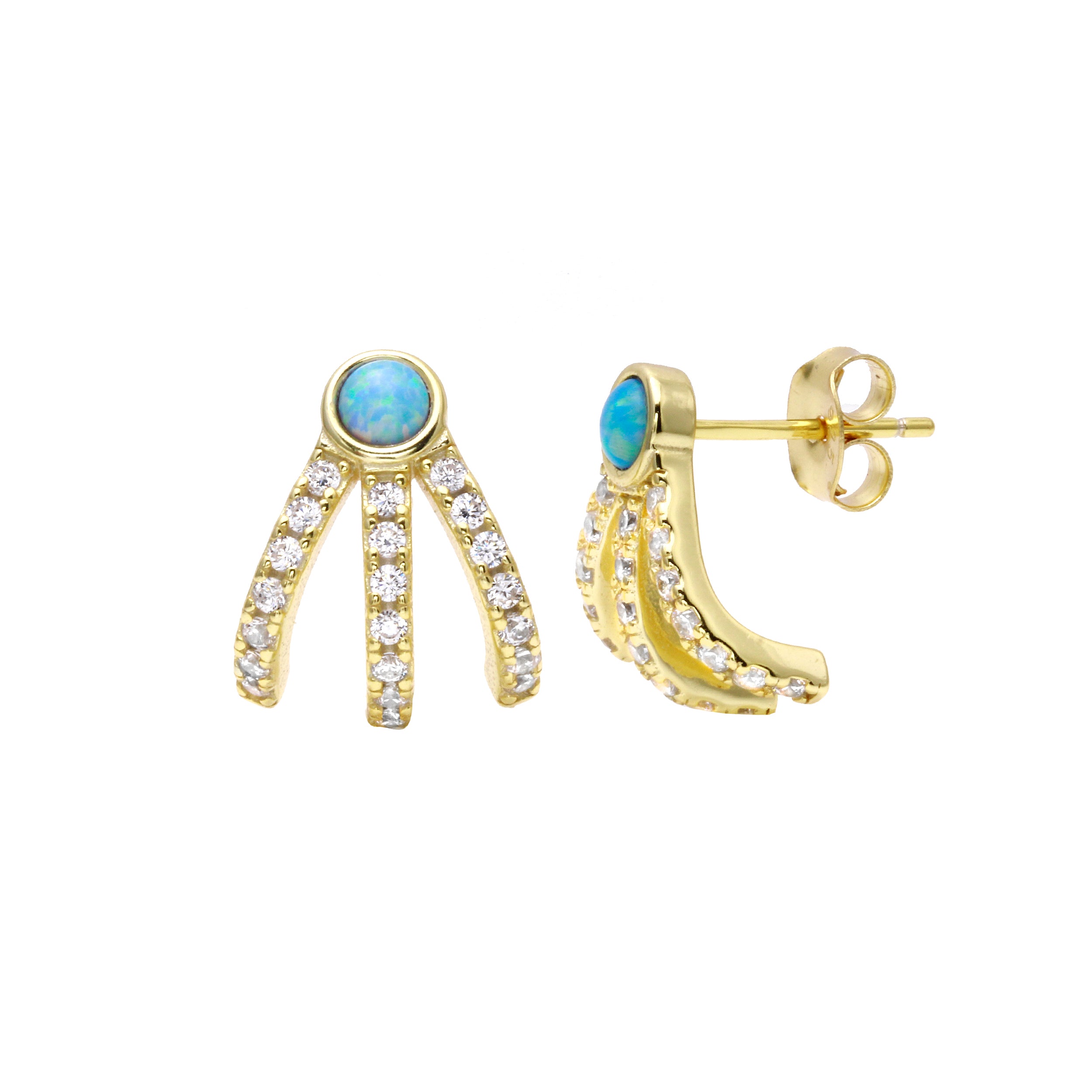 Opal Cage Earrings – JTG Jewelry