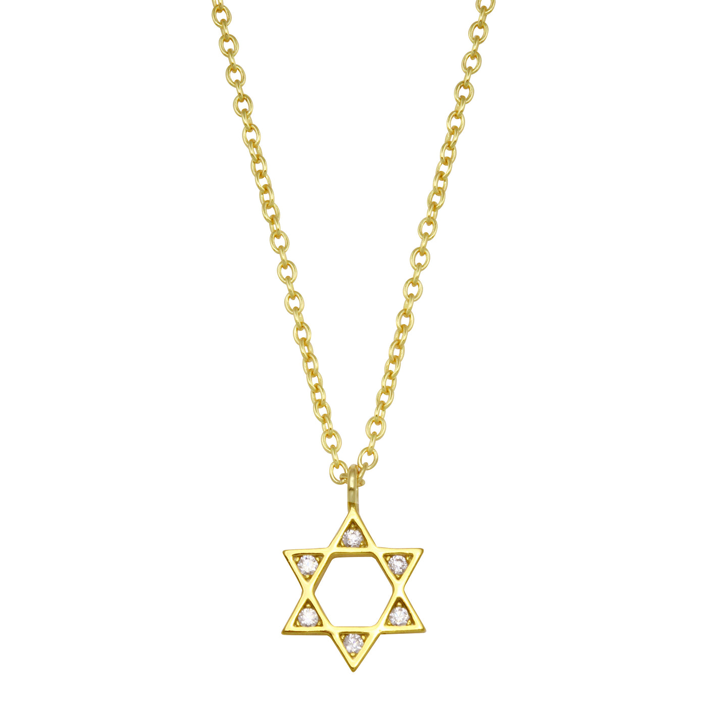 Dainty Star of David Necklace