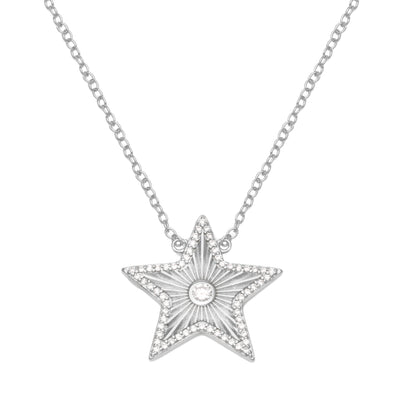 Fluted Star Necklace