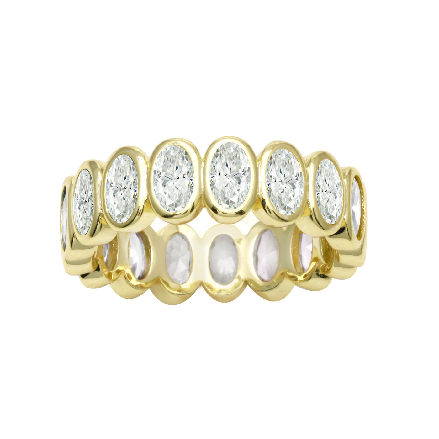 Bezel Oval Shape Band