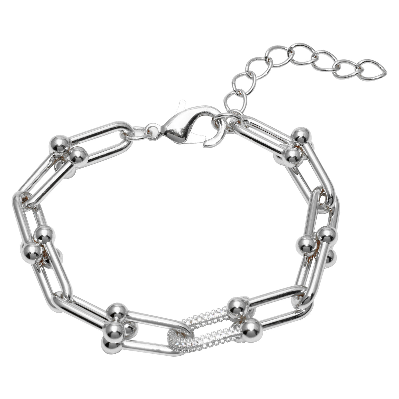 U-Link Pave Bracelet