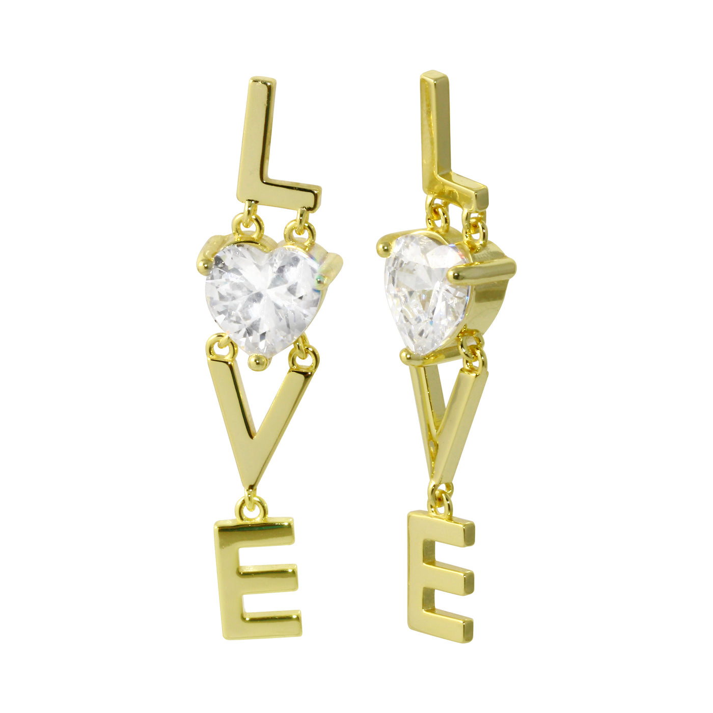 LOVE Drop Earrings