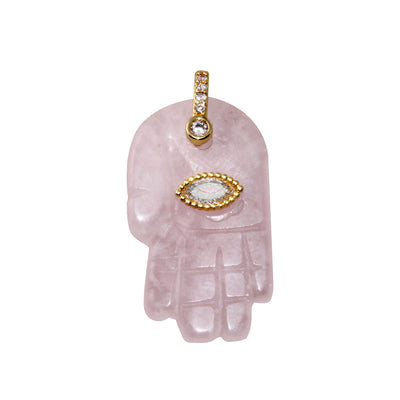 Natural Stone Hamza Charm