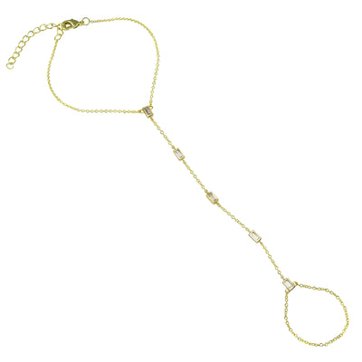 Baguette Hand Chain