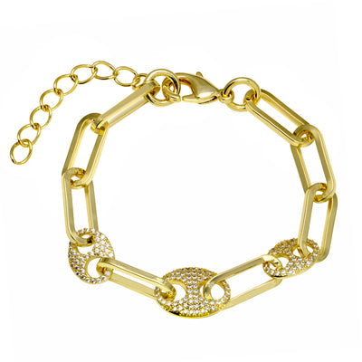 Pave Mariner Bracelet