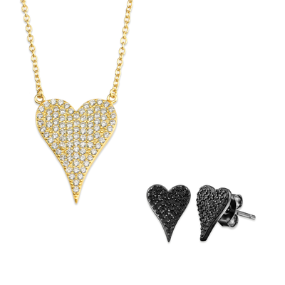 Perfect Heart Necklace + Perfect Heart Stud