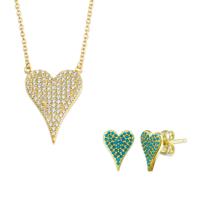 Perfect Heart Necklace + Perfect Heart Stud