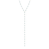 Turquoise Bezel Lariat