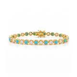 Color Affair Bezel Tennis Bracelet