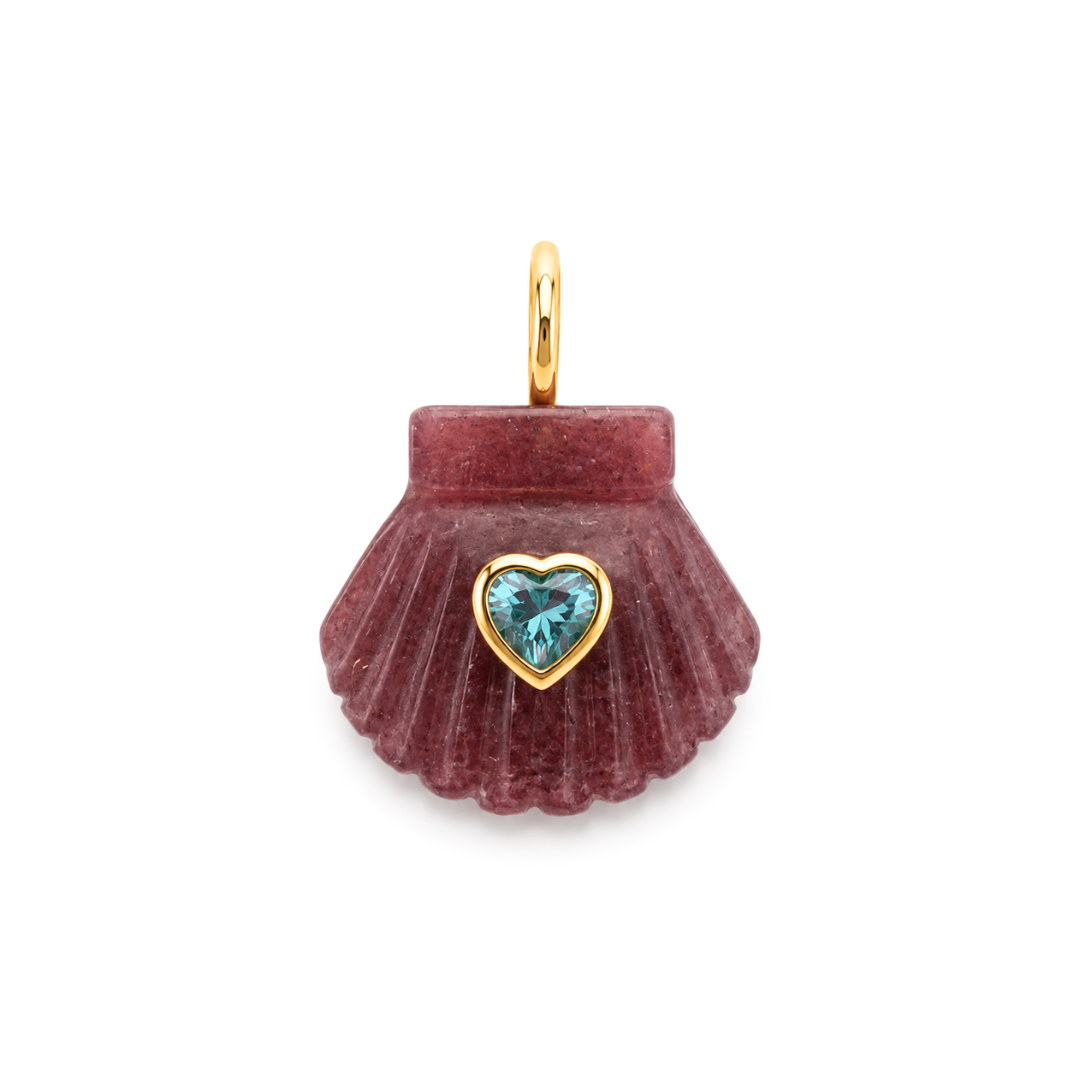 Costal Stoned Shell Charm