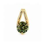 Round Everlight Solitaire Charm