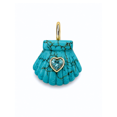 Coastal Stoned Shell Charm