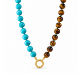 Desert Meets Ocean Push Clasp Necklace