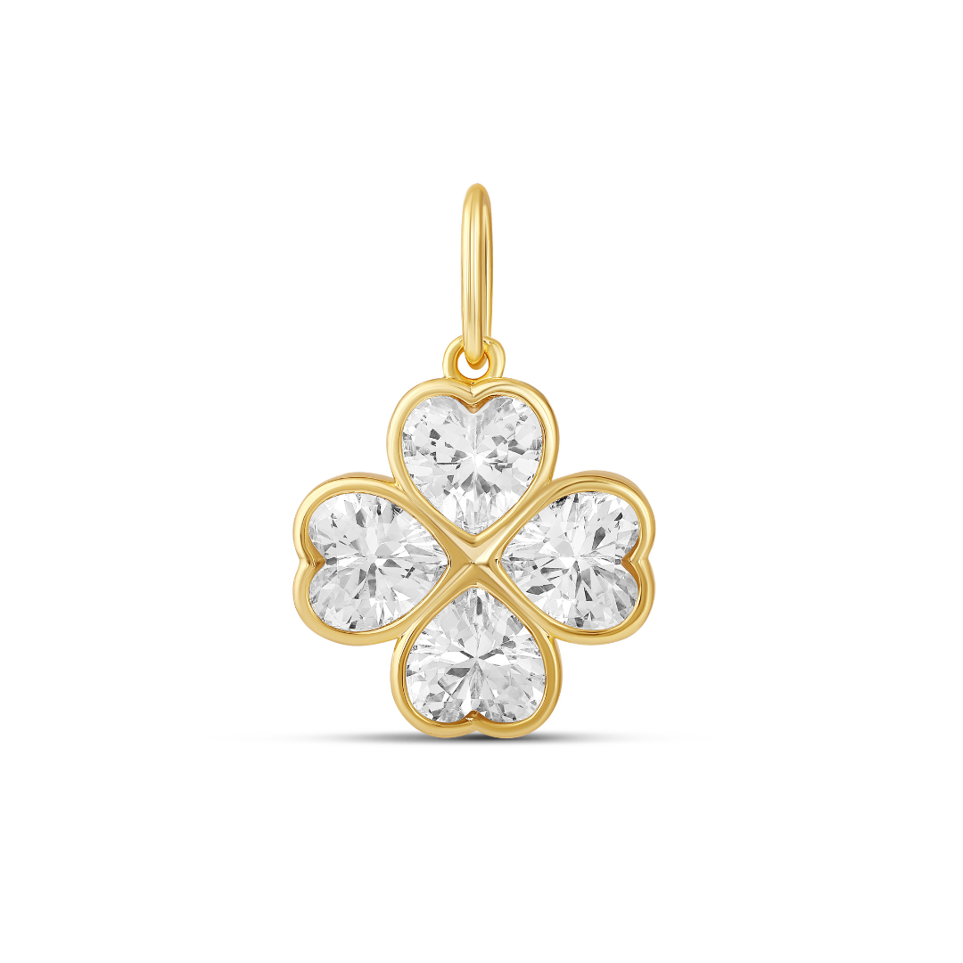 Stone Clover Charm