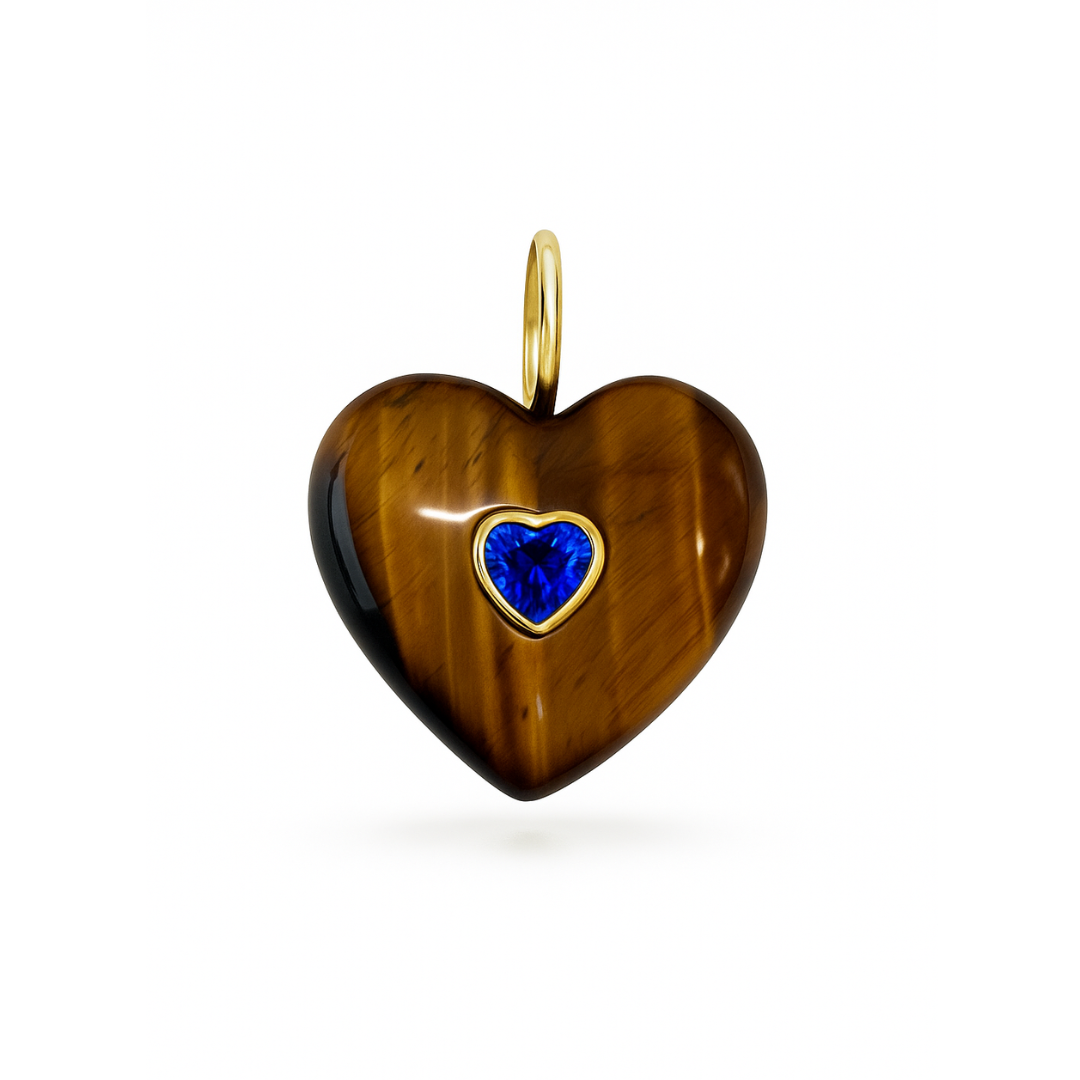 Heart Gem Charm