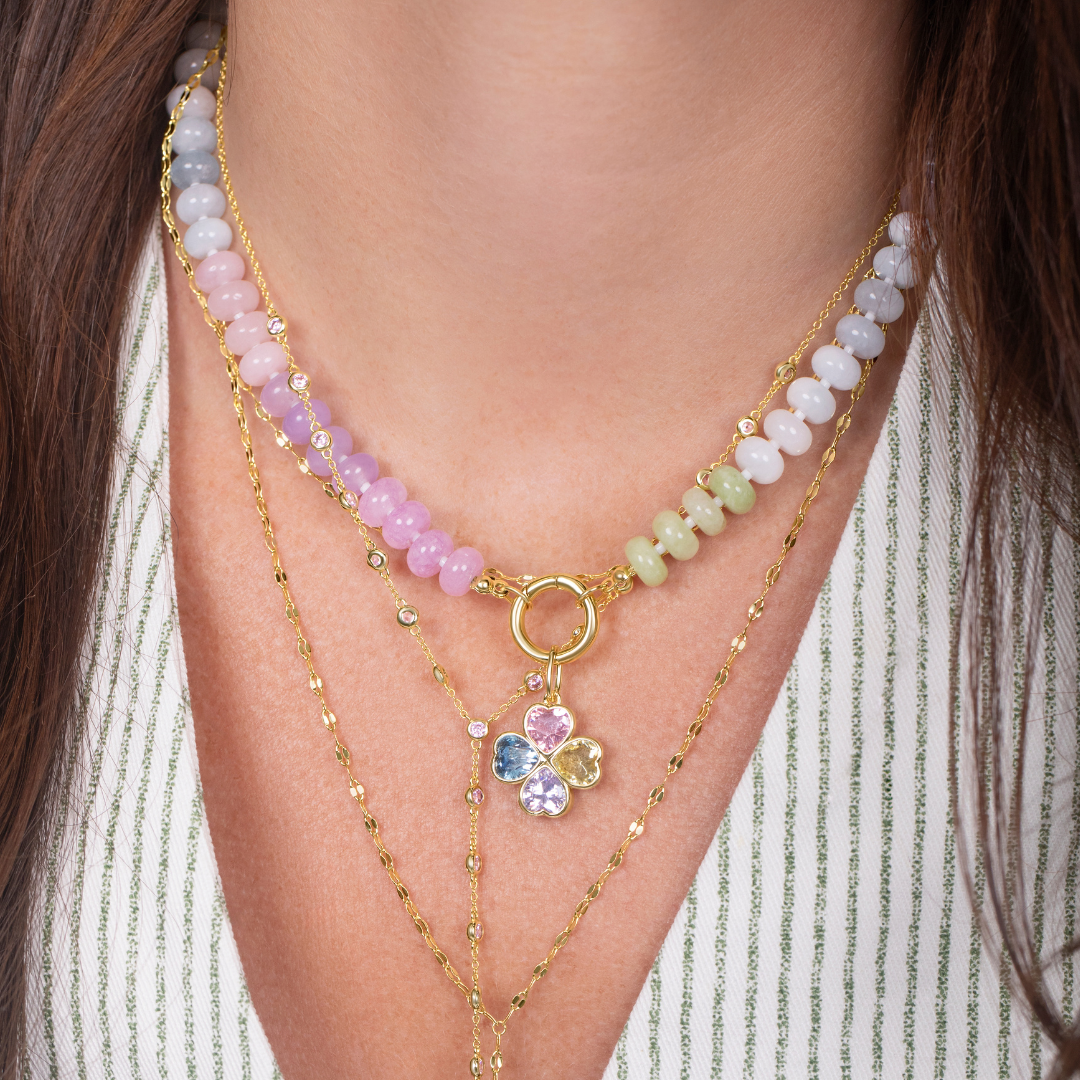 Pastel Clover Charm