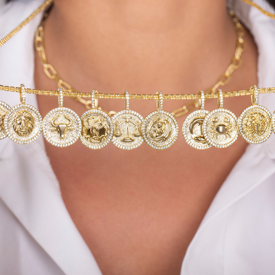 Zodiac Medallion Charm