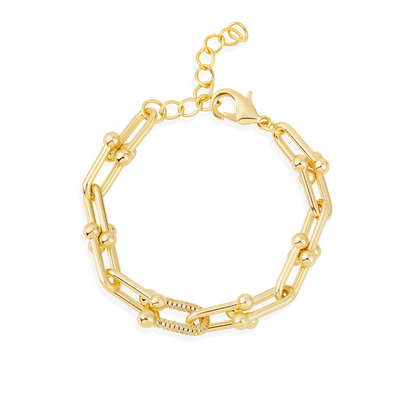 U-Link Pave Bracelet