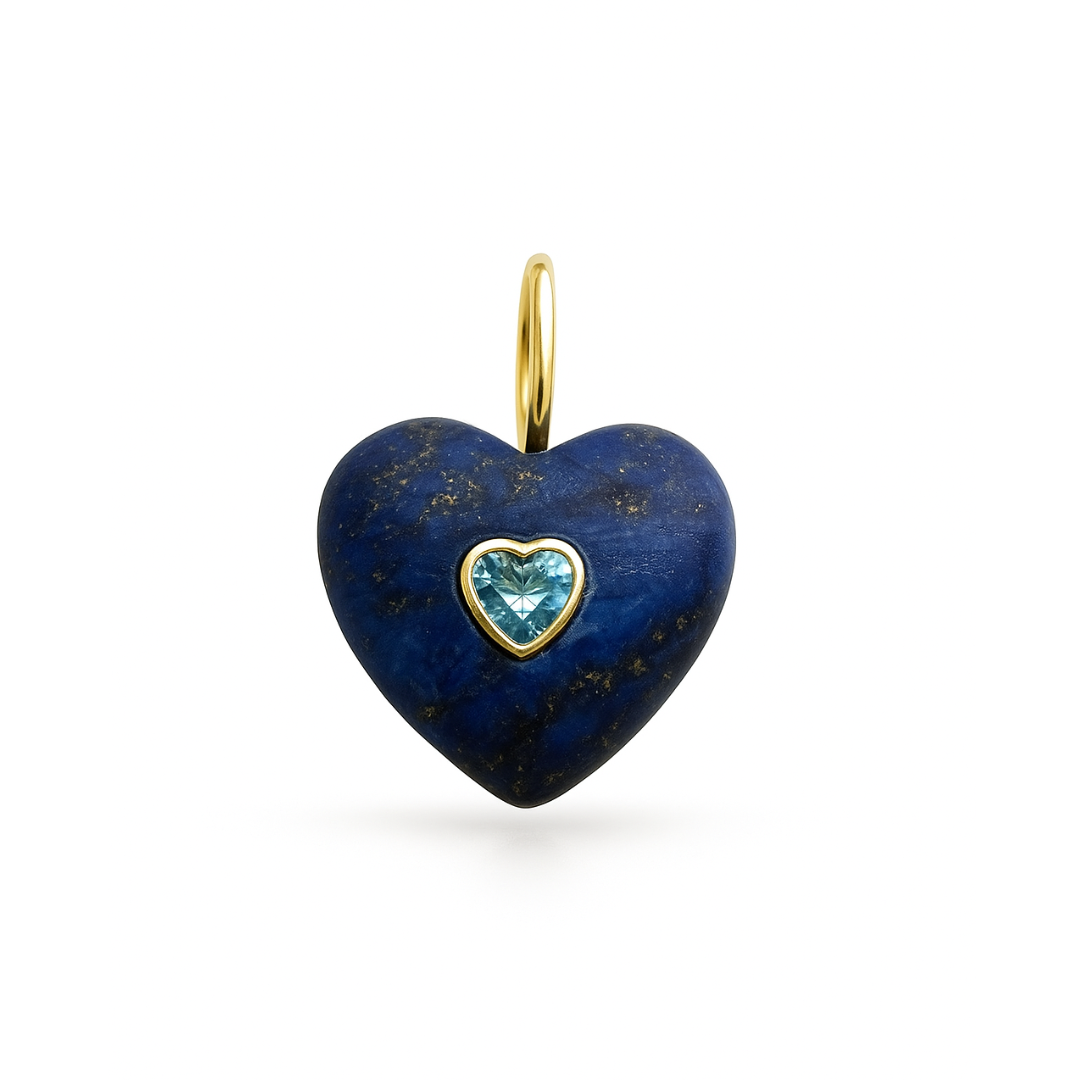 Heart Gem Charm