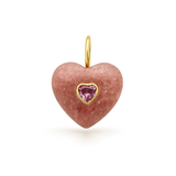 Heart Gem Charm