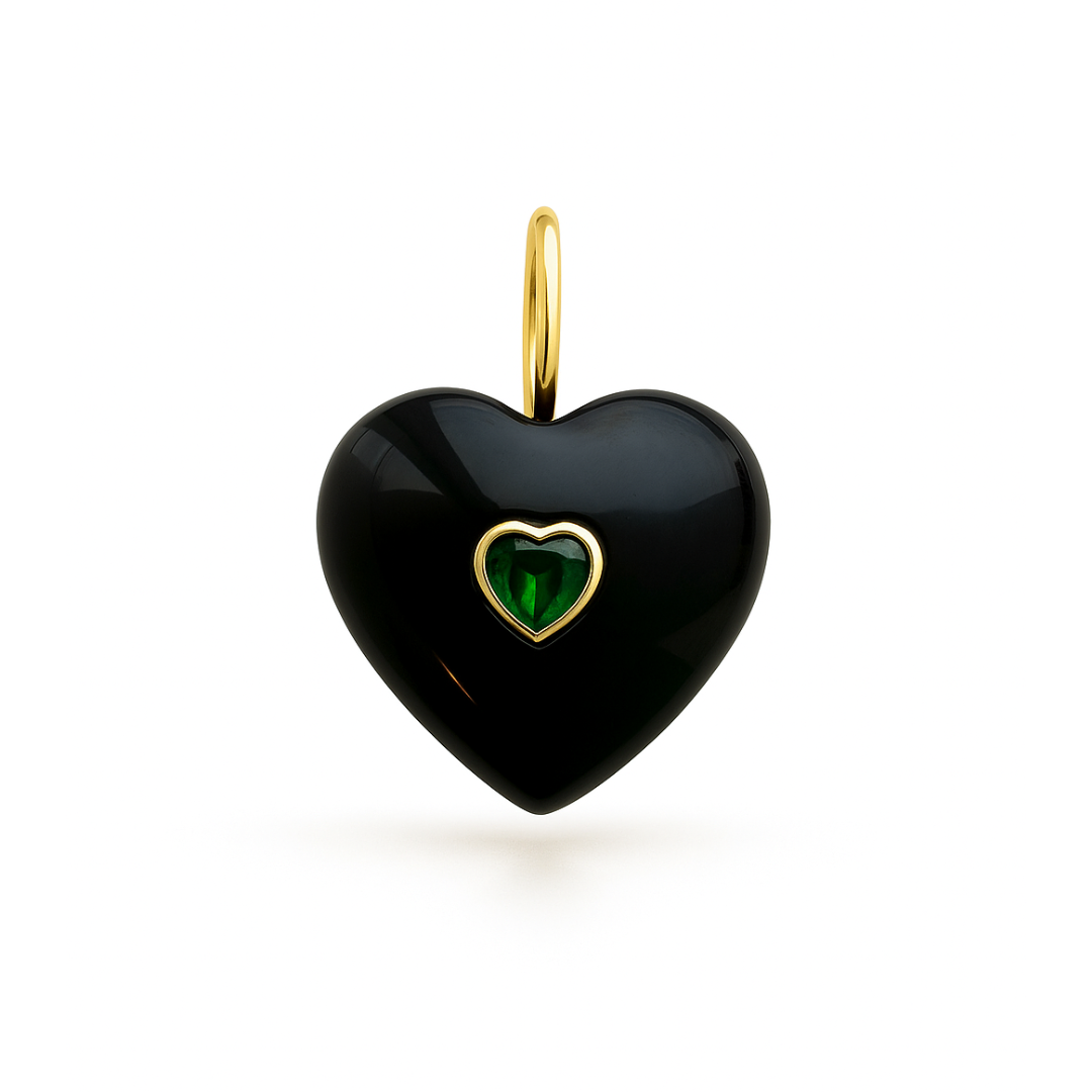 Heart Gem Charm